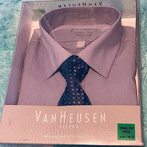 Van Heusen | Shirts | Nib Van Heusen Mens Dress Fitted Shirt | Poshmark